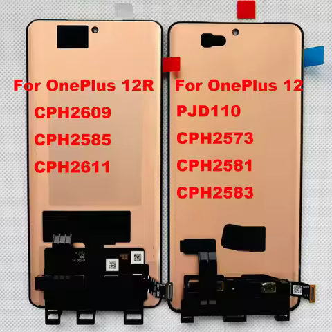 Original AMOLED 6.82"For OnePlus 12/ 12R /Ace 3 Pro LCD For Oneplus 13/13R/ 13T 13S Screen Display F