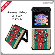 Hardcase Casing Samsung Galaxy Z Flip Fold 5 4 3 5G Snake BC333