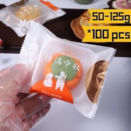 Mooncake Packaging Bag Rabbit Mooncake Tray Plastic Bag 50g 75g 100g 125g Chinese Mid Autumn Moon Ca