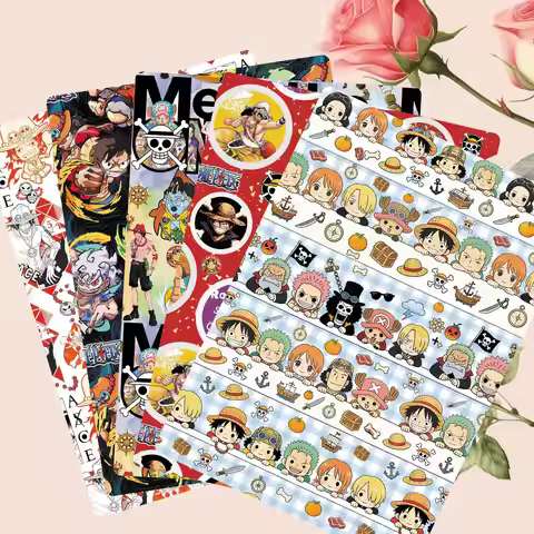 One Piece Anime peripherals Fabric 140*50cm DIY Sewing Patchwork Quilting Baby Dress Printed Fabric 