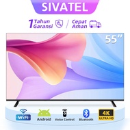 Sivatel TV Smart 65/55/50 inch TV Digital Android 11.0 4K UHD Dolby Audio Voice control Televisi