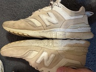 New Balance 574 Cordura Fabric Beige Sneakers