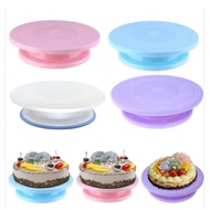 28cm Cake Turntable - White, Easy to Clean, Precision Rotation, 360 Degrees