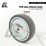 5 inch Grey TPR Wheels/ Hospital mattress wheels trolley trolley with wheels trolley wheel