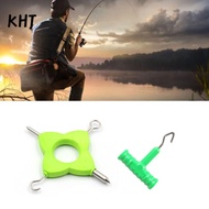 KHJ Bait Puller Rig, 4 in 1 Stainless Steel Carp Fishing Knot Puller Tool Set, Portable Lightweight 