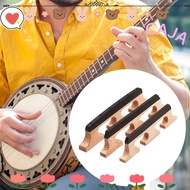 CAJA1 Banjo Bridge Parts, Musical Instrument Wooden String Banjo Bridge, Accessories Instrument Supp