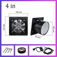 Exhaust Fan 4/6/8/10/12 Inch Wall Type Light Duty Industrial Kitchen Bathroom Ventilation Fan Kipas 