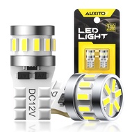 AUXITO 2PCS T10 W5W Car LED Light Lamp 194 168 Map Dome Door Trunk License Plate Light Bulbs 6500K W