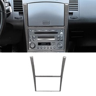 For Nissan 350z Interior Modified Central Control Navigation Trim With 350z Carbon Fiber Sticker Car