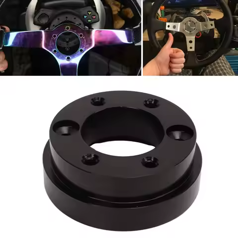 70mm Steering Wheel Adapter Plate Aluminium Alloy for G29 G920 13 14in Steering Wheel Steering Wheel