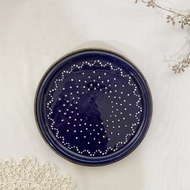 【好日戀物】 德國經典藍釉陶瓷加熱保溫盤碟幸福儀式感廚房小物