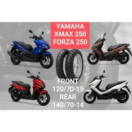 TAYAR SCOOTER YAMAHA XMAX 250 / FORZA 250 TYRE EXPERT FRONT 120/70-15 REAR 140/70-14 TIRES