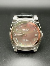 Rolex 勞力士 Cellini 切利尼 5330-9 大裝  白金 黑貝母面