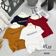 My off-the-shoulder t-shirt comes in 4 easy-to-wear colors, free size HL - 3009