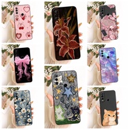 Huawei Y6p MED-LX9 MED-LX9N Casing Huawei Y6p Cover Aesthetic Fashion Cartoon 2D Painted Silicone Ph