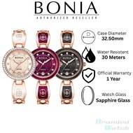 [Official Warranty] Bonia BNB10865 Series Ring Set Women's 32.5mm Stainless Steel Watch Water Resist