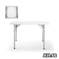 (JIJI SG) HDPE Square Foldable Table / HDPE 84x84cm  / Folding TABLE / OUTDOOR ★ Multi-Purpose Storage ★ Furniture