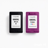 680/680XL/680XXL Compatible Refill Ink Cartridge