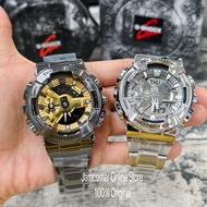 100% ORIGINAL CASIO G-SHOCK GM-110BD-1A9/GM-110D-8A MAN WATCH with metal bezel and band.