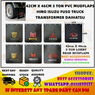 42CM X 46CM 3 TON PVC MUDFLAPS HINO ISUZU FUSO TRUCK TRANSFORMER AUTOBOT DECEPTICON PRICE FOR1 PC HI