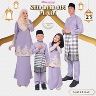 [DHIA] Misty Lilac - Dhia Raya Sedondon Baju Kurung Moden | Riau | Baju Melayu Dewasa & Kids |