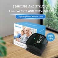 English Voice Broadcast Wrist Blood Pressure Monitor Digital LED Screen Rechargeable Blood Pressure 