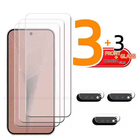6-in-1 For Google Pixel 11 Pro Glass Google Pixel 11 Pro XL Tempered Glass 9H Clear Screen Protector
