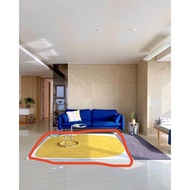 150cm yellow carpet
