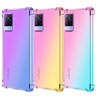 Vivo V21 V21E V20 Pro V17 V15 Pro Y11 Y12 Y15 Y17 Y19 Y30 four-corner shatter-resistant gradient phone case