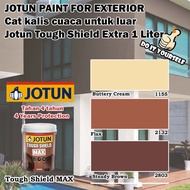 Jotun Tough Shield Exterior Paint 1 Liter Buttery Cream 1155 / Flax 2132 / Steady Brown 2803
