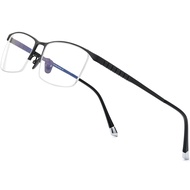 FONEX Titanium Glasses Frame for Men,Square Eyewear Full Optical Eyeglasses F85641