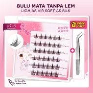 MATA [BUY 1 Free Gift] SET Instant False Eyelashes No Need to Use Individual Glue Reusable Eyelashes