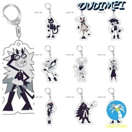 OUDIMEI Fundamental Paper Education Keychain, Zip Claire Miss Circle Acrylic Keyring, Anime Characte