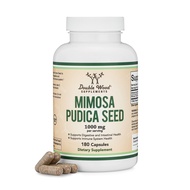 Mimosa Pudica Seed Capsules (180 Capsules, 3 Month Supply) 1000mg, for Digestive Support, by Double 