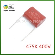 COD-5Pcs CBB Capacitor 475K 400V 475 4.7Uf CBB21 CBB22 Metallized Polypropylene Film Capacitor Pitch