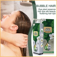 Bubble Dye 3 In 1 Plant Bubble Hair Dye Shampoo Pure Plant Extract for Hair Color Bubble Dye Silk Beauty Fluttering Hair Dye sentanesg
