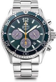 【現貨】Orient Mako Solar Chronograph RN-TX0204E Green Men Watch Sapphire Crystal  太陽能潛水錶