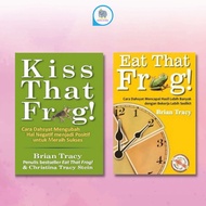 BRIAN TRACY SELF-DEVELOPMENT BOOK - EAT THAT FROG & KISS THAT FROG - ORIGINAL