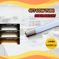 LED T8 Fluorescent Tube Extra Bright 2ft 4ft 10W/22W/35W/60W Lampu Kalimantang Panjang Mentol Terang
