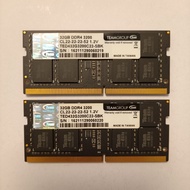 Team 64GB (32GB x 2) DDR4 3200MHz SODIMM Ram
