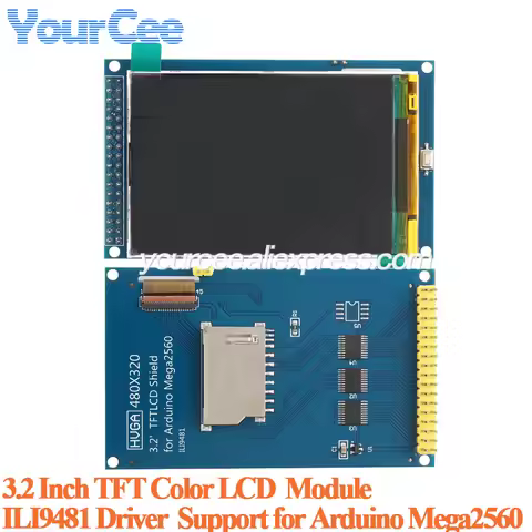 3.2" 3.2 Inch TFT LCD Color Screen Display Module RGB 65K 320X480 Resolution ILI9481 Driver HD Suppo