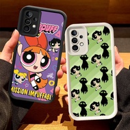 O-10 Power Girls Casing for Samsung Galaxy A53 A52 A72 A52S A73 S25 Ultra 5G Black and White