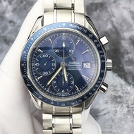 Omega Omega Omega Speedmaster Series Stainless Steel Material Blue Disc Chronograph Function Men's Watch Automatic Mechanical Watch
