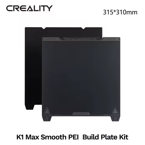 CREALITY Original K1 Max 3D Printer Smooth PEI Build Plate Kit 315*310mm Excellent Adhesion High Str