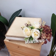 Wooden tray with polyfoam/Dulang Hantaran/ Palette Kayu