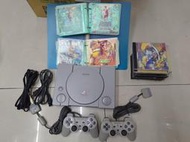 (D2) 二手 Sony PlayStation PS1 遊戲機 /SCPH-7501 /可玩/附線材手把+遊戲片一批