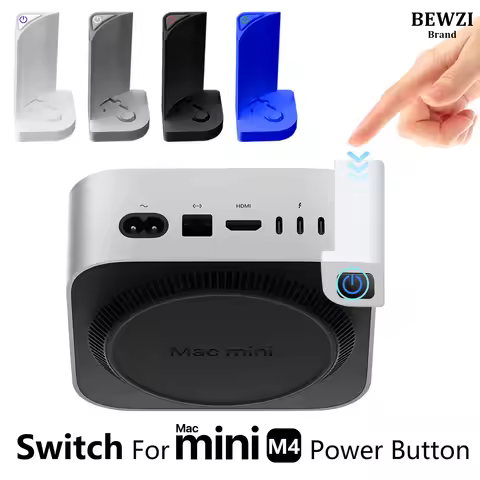 Switch Button for MAC mini M4 Power Button ABS Hard Material Power Connection Button Accessory for A