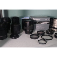 All kinds of camera lenses for canon, sony, pentax