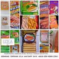 sosej thailand viral/pulut besar/cheese besar/ayam pedas/tomyum/ayam madu/sandwich/black paper/ayam 