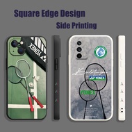 Casing For Realme C11 C12 C15 5 5i 5s C21Y 6i Yonex Badminton Racket Court Aesthetic OAP04 Phone Case Square Edge